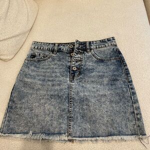 KanCan Acid Wash Mini Skirt